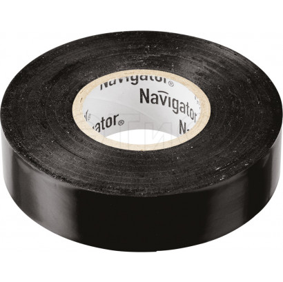 Изолента ПВХ 19мм 20м черная NIT-A19-20/BL